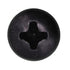 Auveco No. 11923 #10 X 1" Phillips Pan Head Tapping Screw - Black Oxide, Quantity - 50