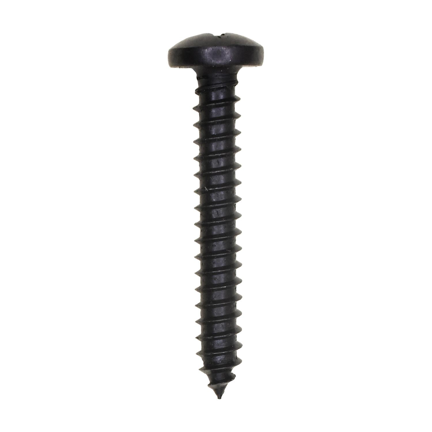 Auveco No. 11924 #10 X 1-1/4" Phillips Pan Head Tapping Screw - Black Oxide, Quantity - 50