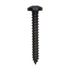 Auveco No. 11924 #10 X 1-1/4" Phillips Pan Head Tapping Screw - Black Oxide, Quantity - 50