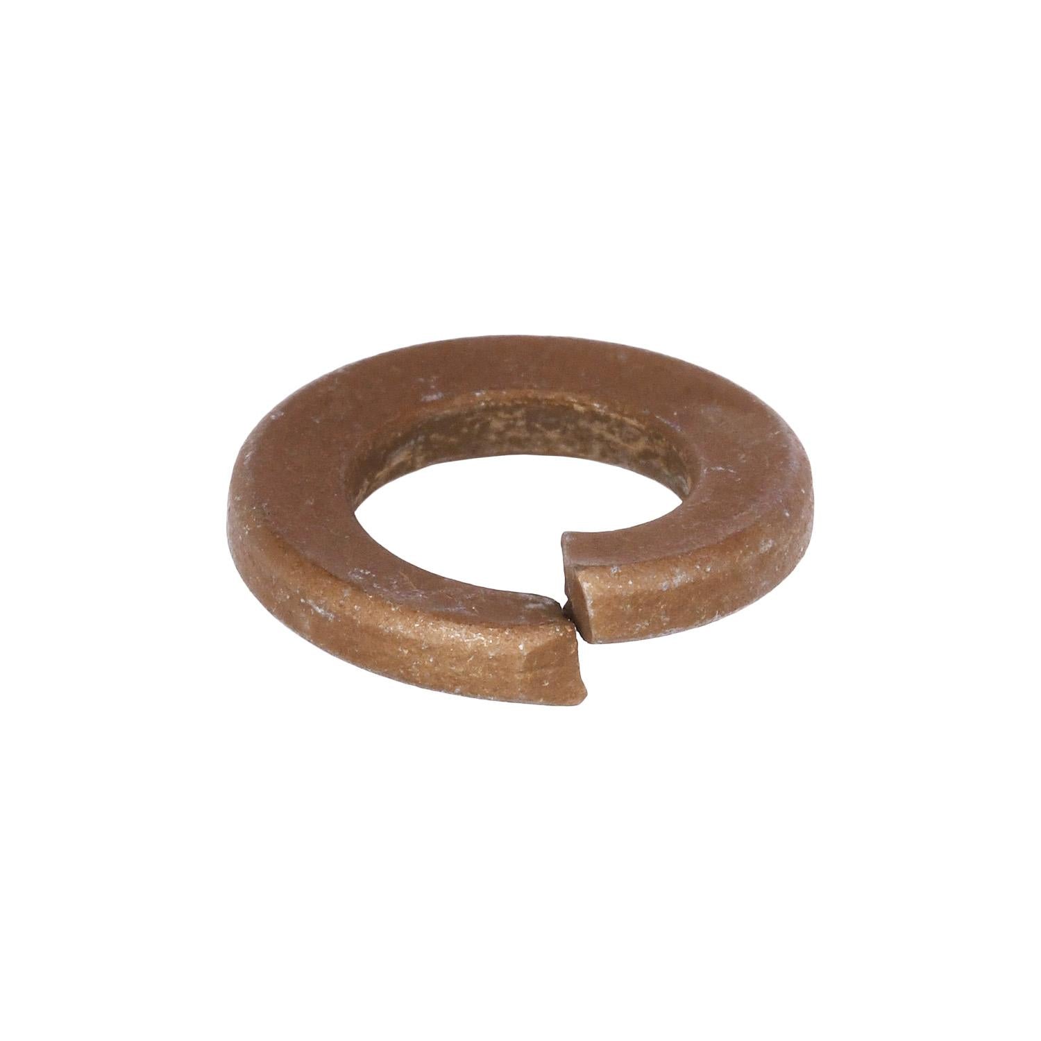 Auveco No. 11928 7/16" High Alloy Split Lock Washer - Zinc/Yellow, Quantity - 50