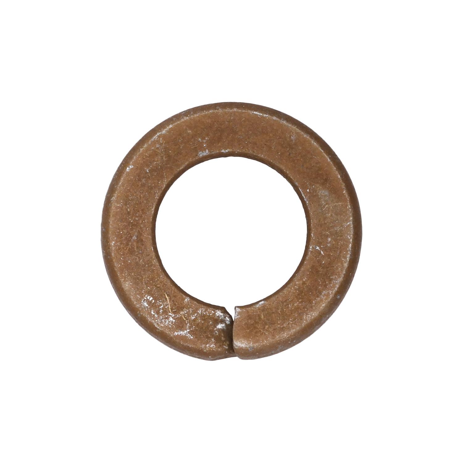 Auveco No. 11928 7/16" High Alloy Split Lock Washer - Zinc/Yellow, Quantity - 50