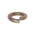 Auveco No. 11929 1/2" High Alloy Split Lock Washer - Zinc/Yellow, Quantity - 50