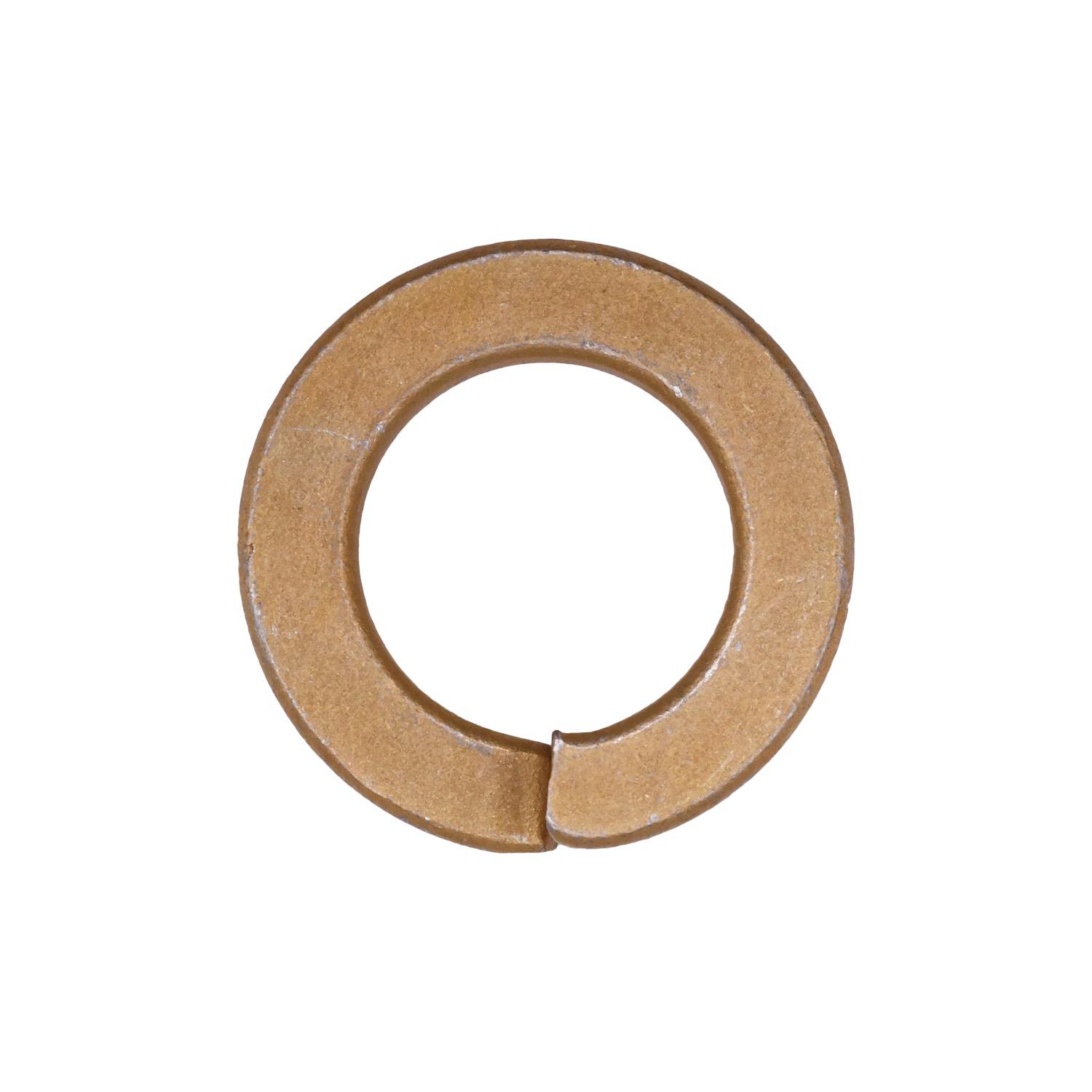 Auveco No. 11931 5/8" High Alloy Split Lock Washer - Zinc/Yellow, Quantity - 50