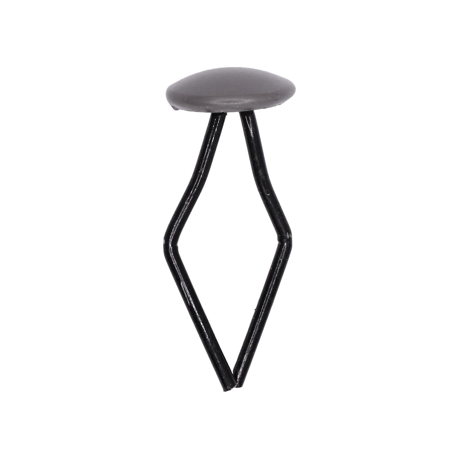 Auveco No. 1202 Trim Clips 17/32" Head Diameter - Brown, Quantity - 100