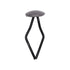 Auveco No. 1202 Trim Clips 17/32" Head Diameter - Brown, Quantity - 100