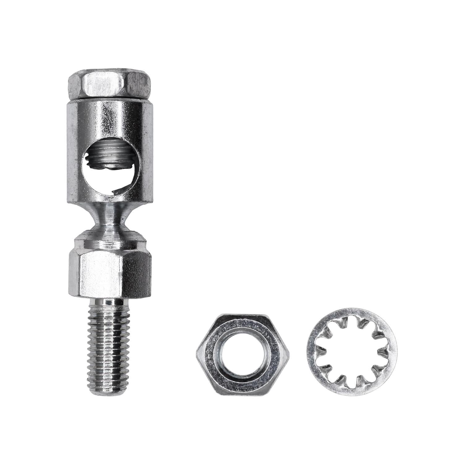 Auveco No. 12047 Damper Control Swivel W/Nut & Lock Wash 1/4"-28, Quantity - 3