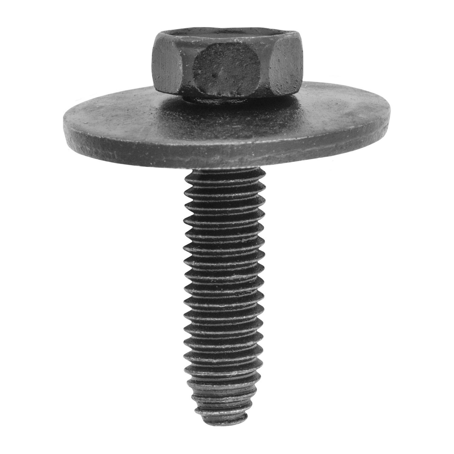 Auveco # 12066 6-1.0 X 25mm Hex Head SEMS 24mm Outside Diameter - Phosphate. Qty 50