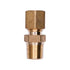 Auveco # 120 Brass Male Compression To Pipe Adapter 3/16" Tube 1/8" Pipe. Qty 5.