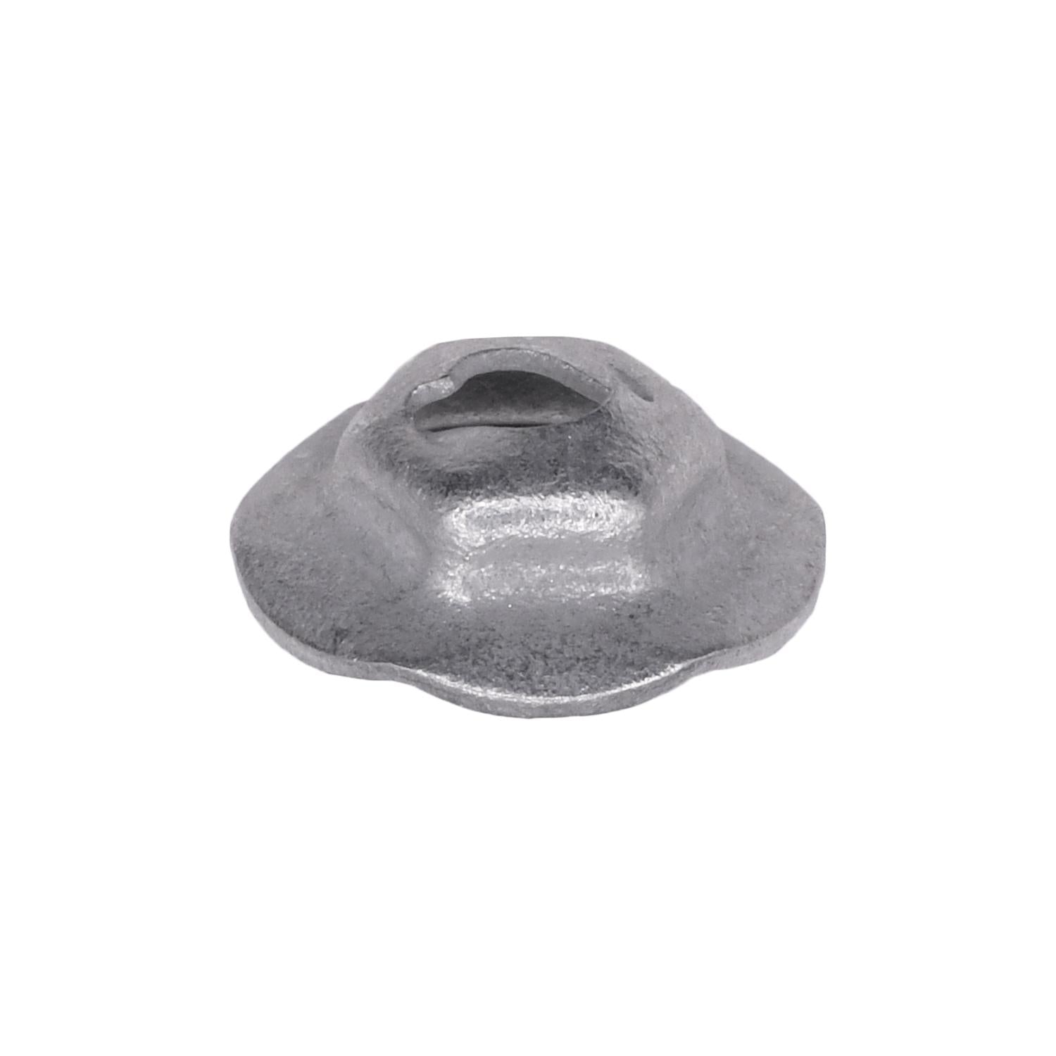 Auveco # 12115 Thread Cutting Nut 4mm Stud Size - Zinc. Qty 100.