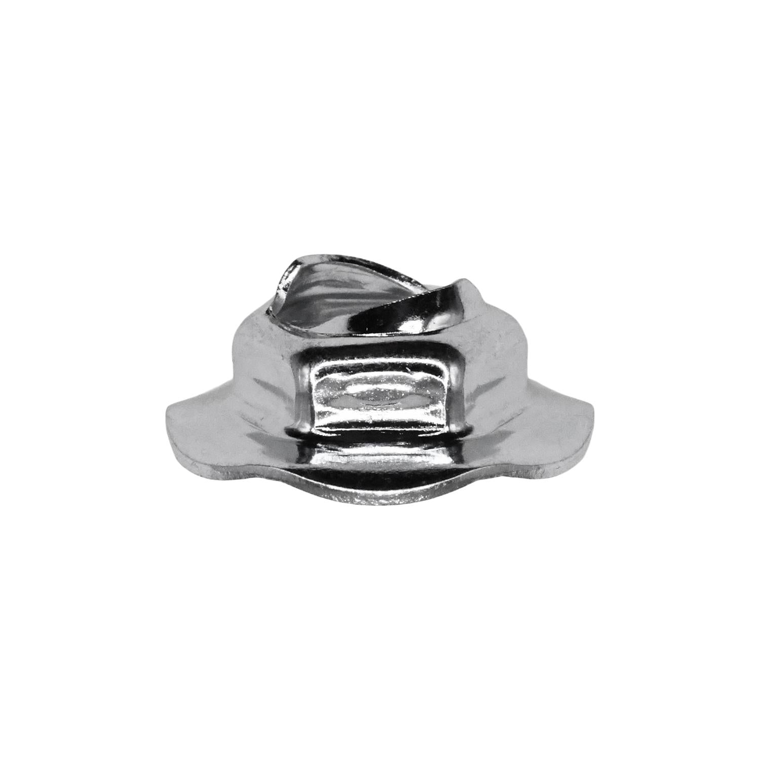 Auveco # 12117 Thread Cutting Nut 6.3mm Stud Size - Zinc. Qty 50.