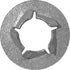 Auveco No. 12124 Pushnut Bolt Retainer M6.3-1.0 12.7mm Outside Diameter -Zinc, Quantity - 100