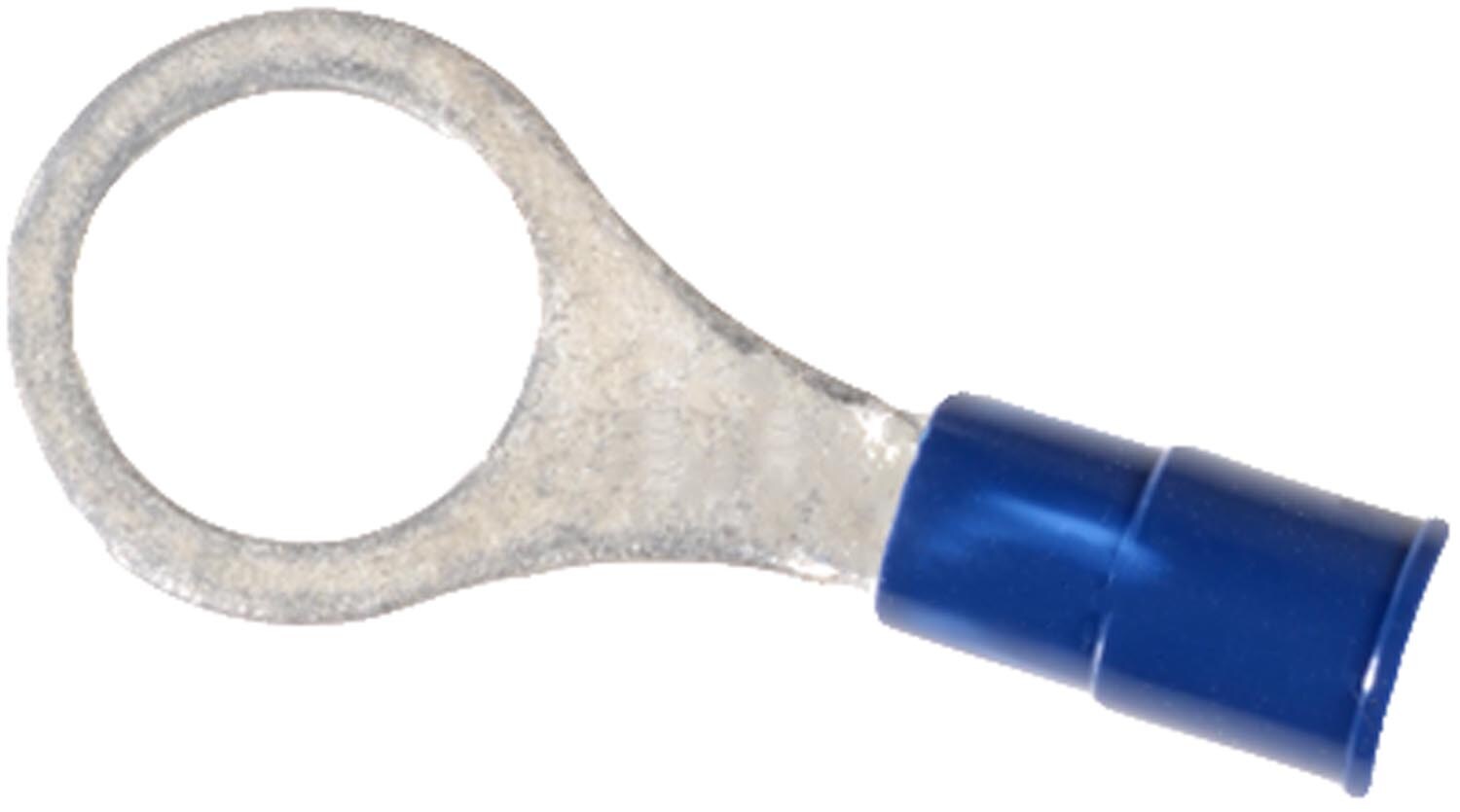 Auveco No. 12144 Vinyl Solderless Terminal Ring 16/14 Gauge 5/16" Ring, Quantity - 25