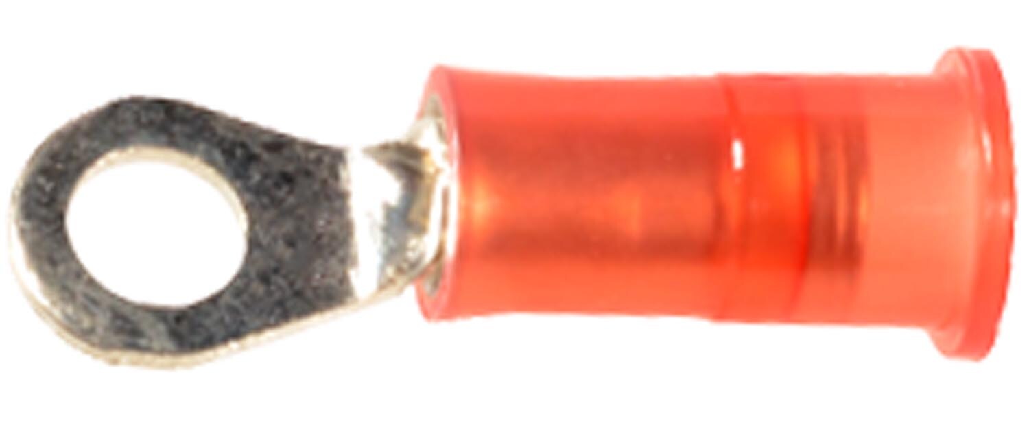 Auveco No. 12149 Solderless Terminal Ring 22/18 Gauge #4/#6 Ring, Quantity - 25