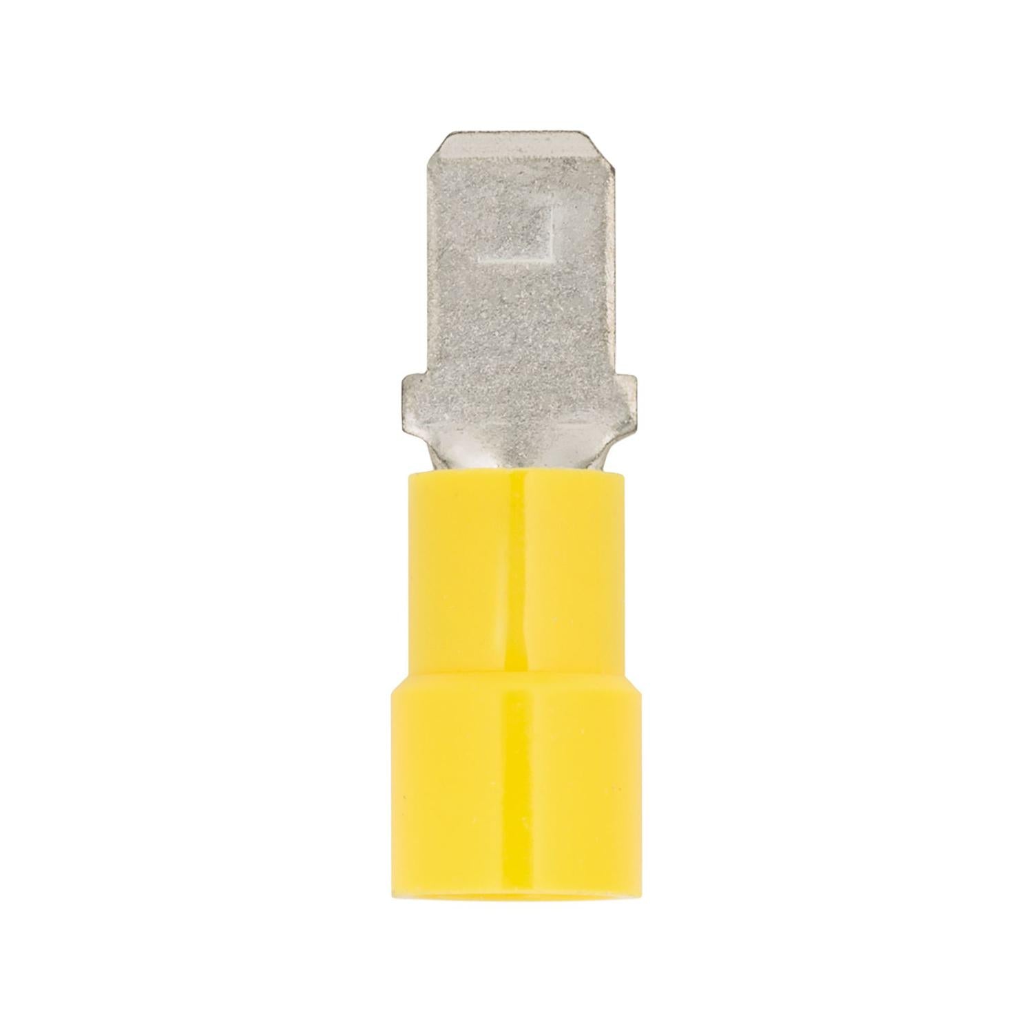 Auveco # 12156 Bulk Solderless Term 1/4" Male Quick Connector 12/10 Gauge. Qty 25.