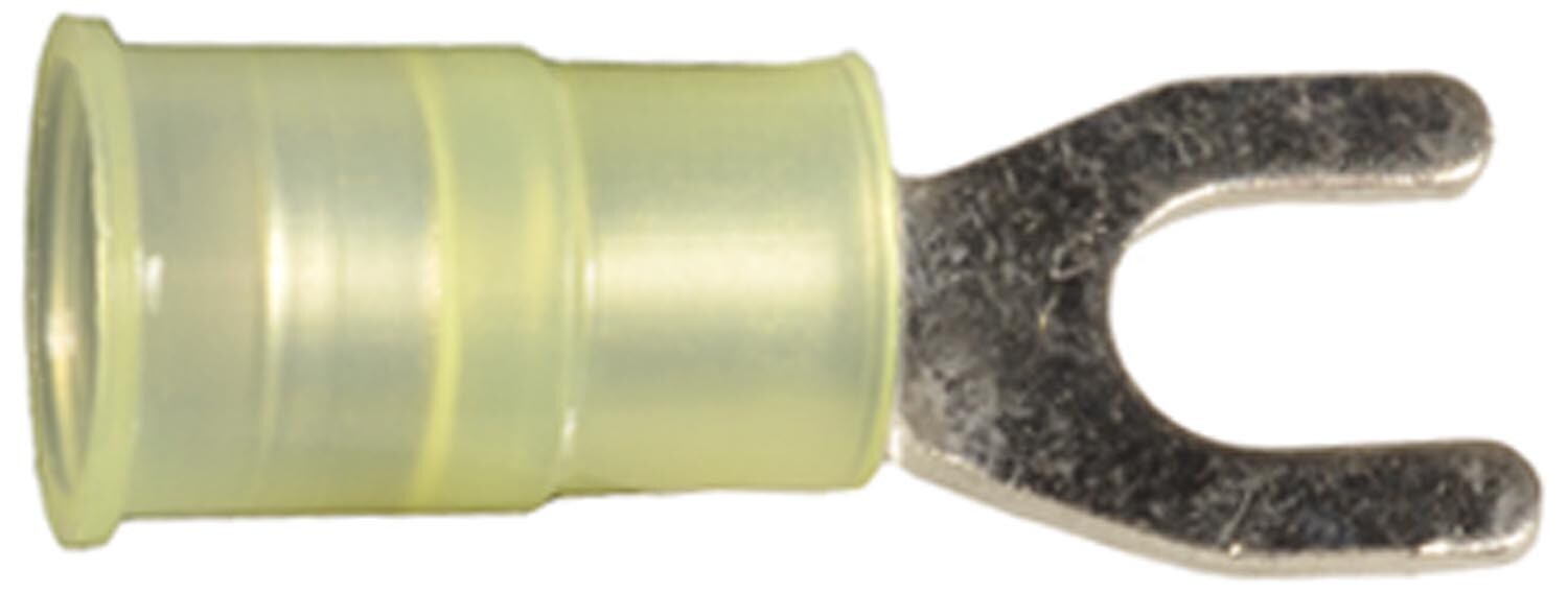 Auveco No. 12162 Solderless Terminal Spade 12/10 Gauge #8/#10 Stud, Quantity - 25