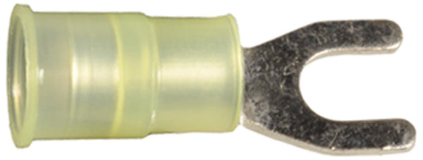 Auveco No. 12162 Solderless Terminal Spade 12/10 Gauge #8/#10 Stud, Quantity - 25
