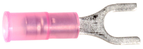 Auveco No. 12163 Solderless Terminal Spade 22/18 Gauge #8/#10 Stud, Quantity - 25