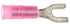 Auveco # 12164 Solderless Terminal Spade 22/18 Gauge Number 4 / #6 Stud. Qty 25.