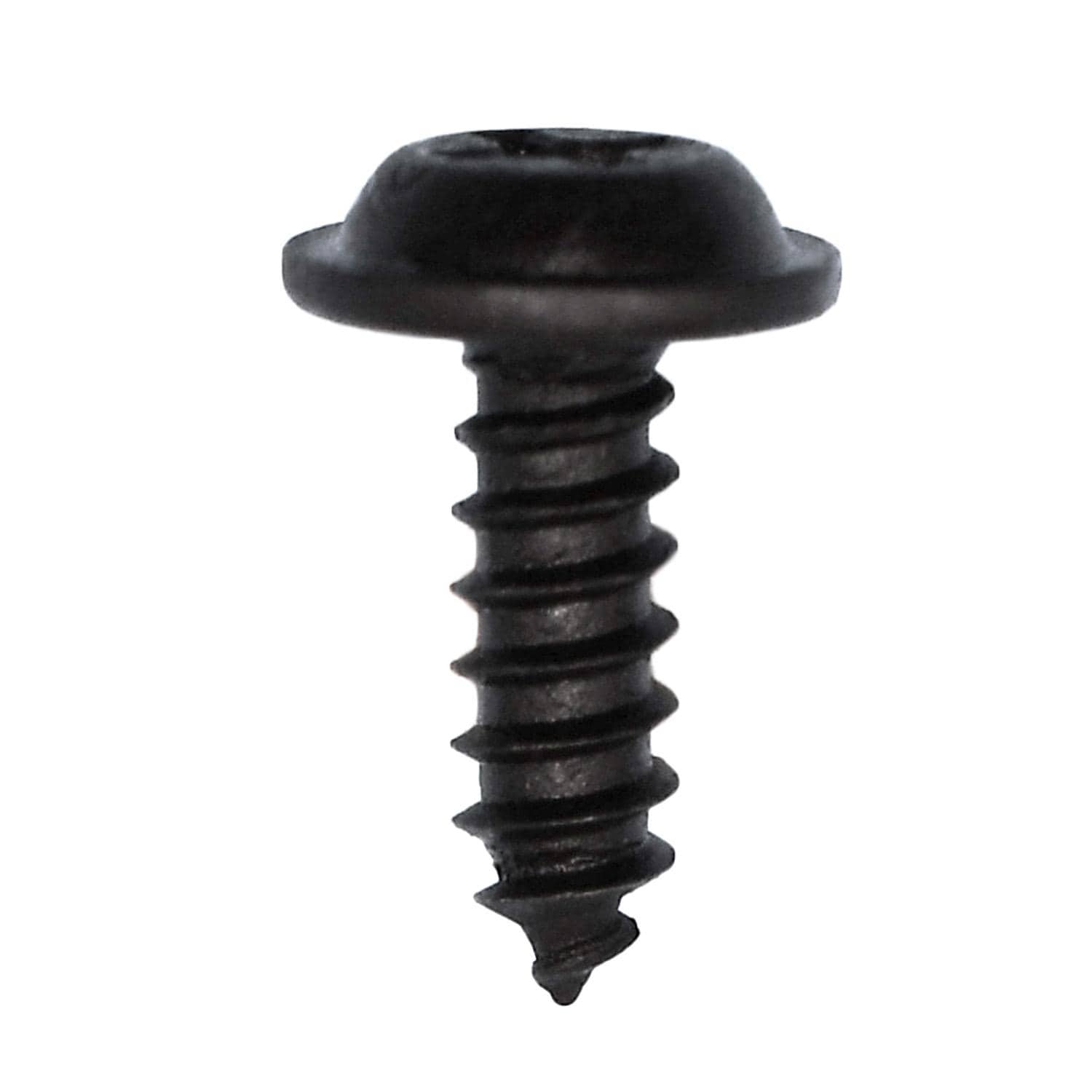 Auveco No. 12213 Phillips Flat Washer Head Tapping Screw 8-18 X 1/2" Black, Quantity - 100
