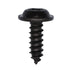 Auveco No. 12213 Phillips Flat Washer Head Tapping Screw 8-18 X 1/2" Black, Quantity - 100