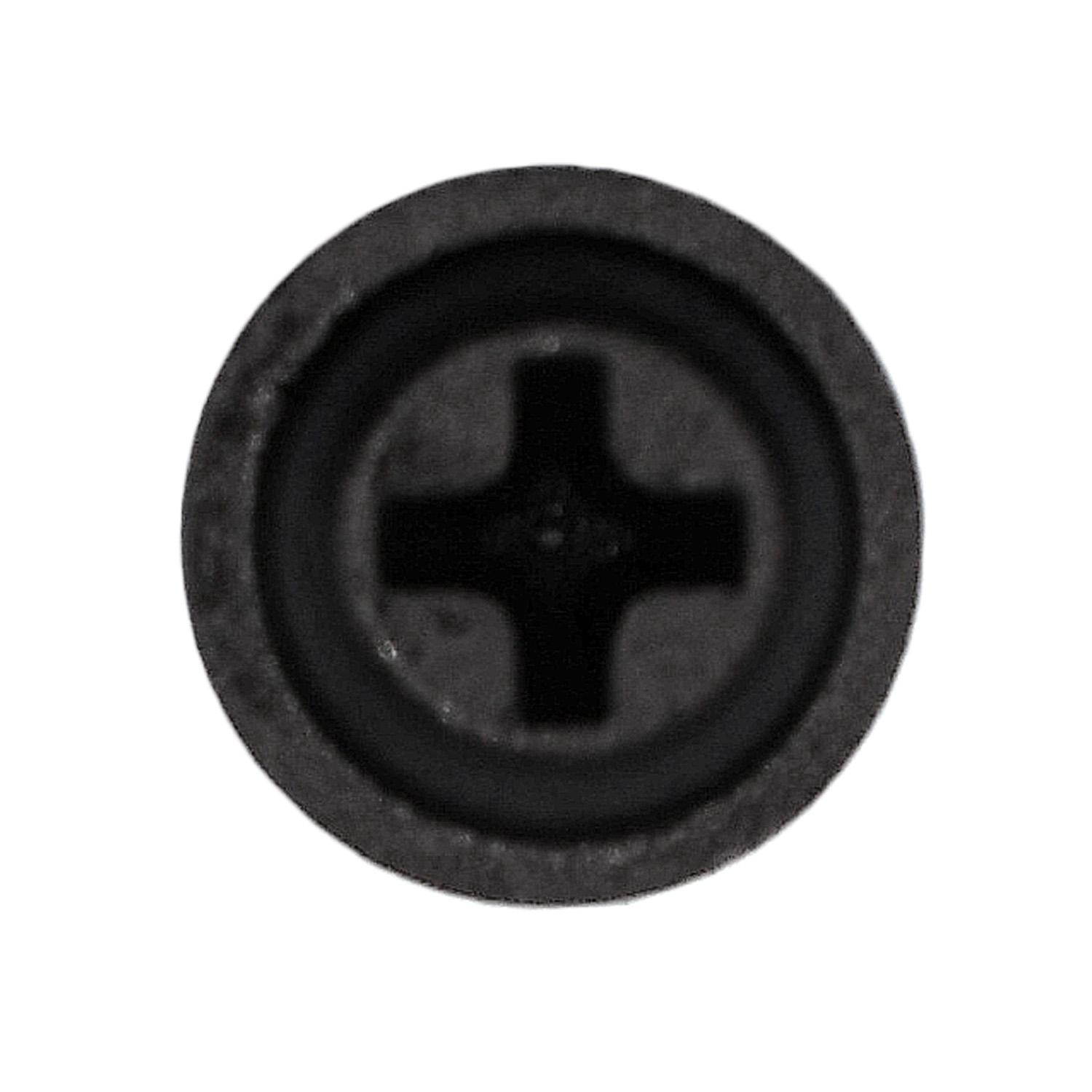 Auveco No. 12213 Phillips Flat Washer Head Tapping Screw 8-18 X 1/2" Black, Quantity - 100