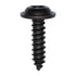 Auveco No. 12214 Phillips Flat Washer Head Tapping Screw 8 X 5/8" Black, Quantity - 100