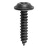 Auveco No. 12215 Phillips Flat Washer Head Tapping Screw 8 X 3/4" Black, Quantity - 100