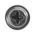 Auveco No. 12216 Phillips Flat Washer Head Tapping Screw 8 X 1" Black, Quantity - 100