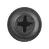 Auveco No. 12218 Phillips Flat Washer Head Tapping Screw 8 X 1-1/2" Black, Quantity - 50