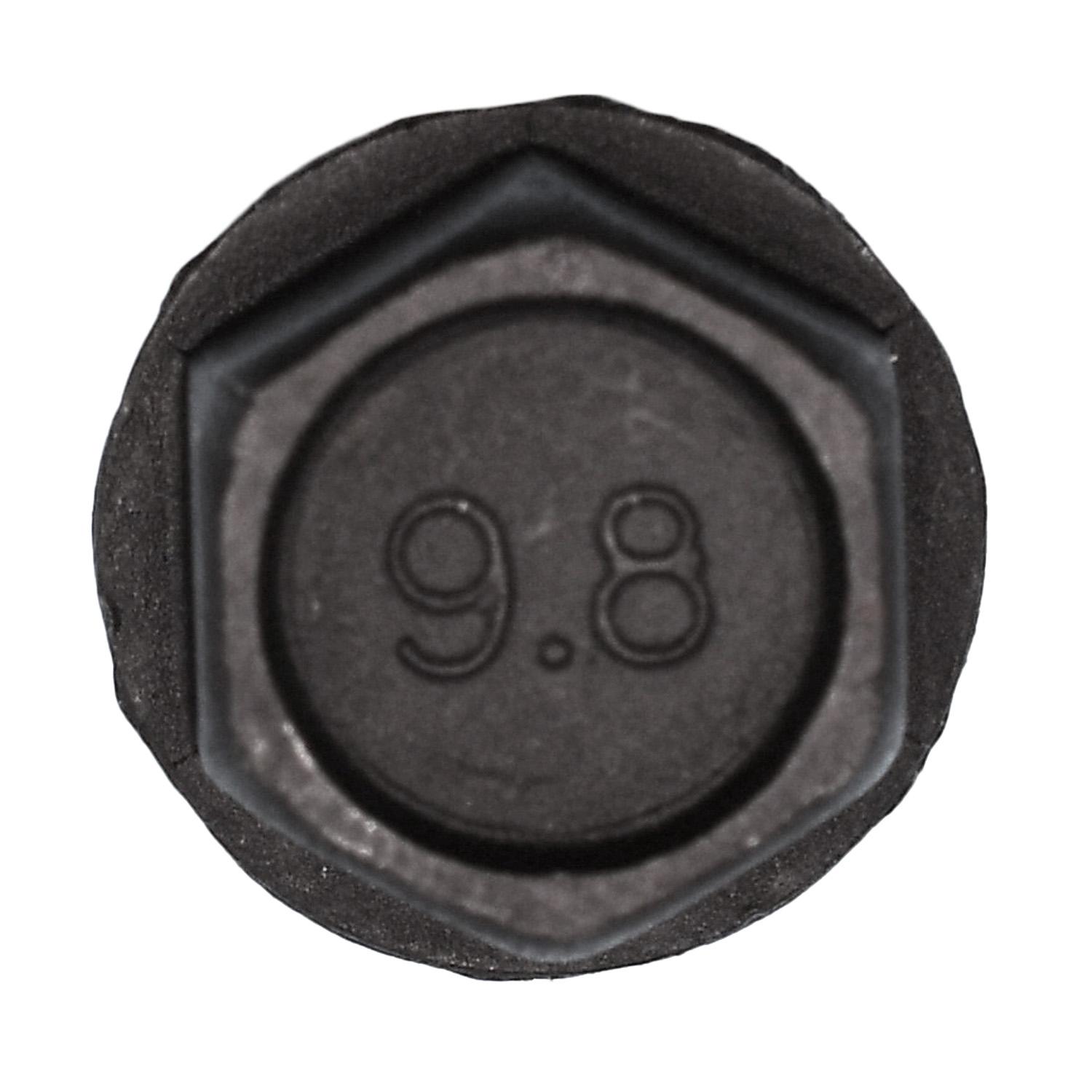 Auveco # 12336 8-1.25 X 25mm Hex Washer Head - Black Polyseal. Qty 25.