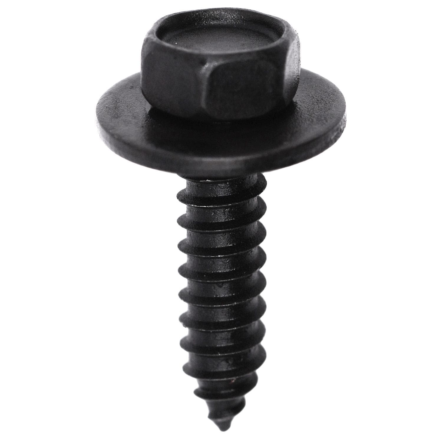 Auveco # 12339 6.3-1.81 X 25mm Hex Head SEMS 17mm Outside Diameter - Phosphate. Qty 50.