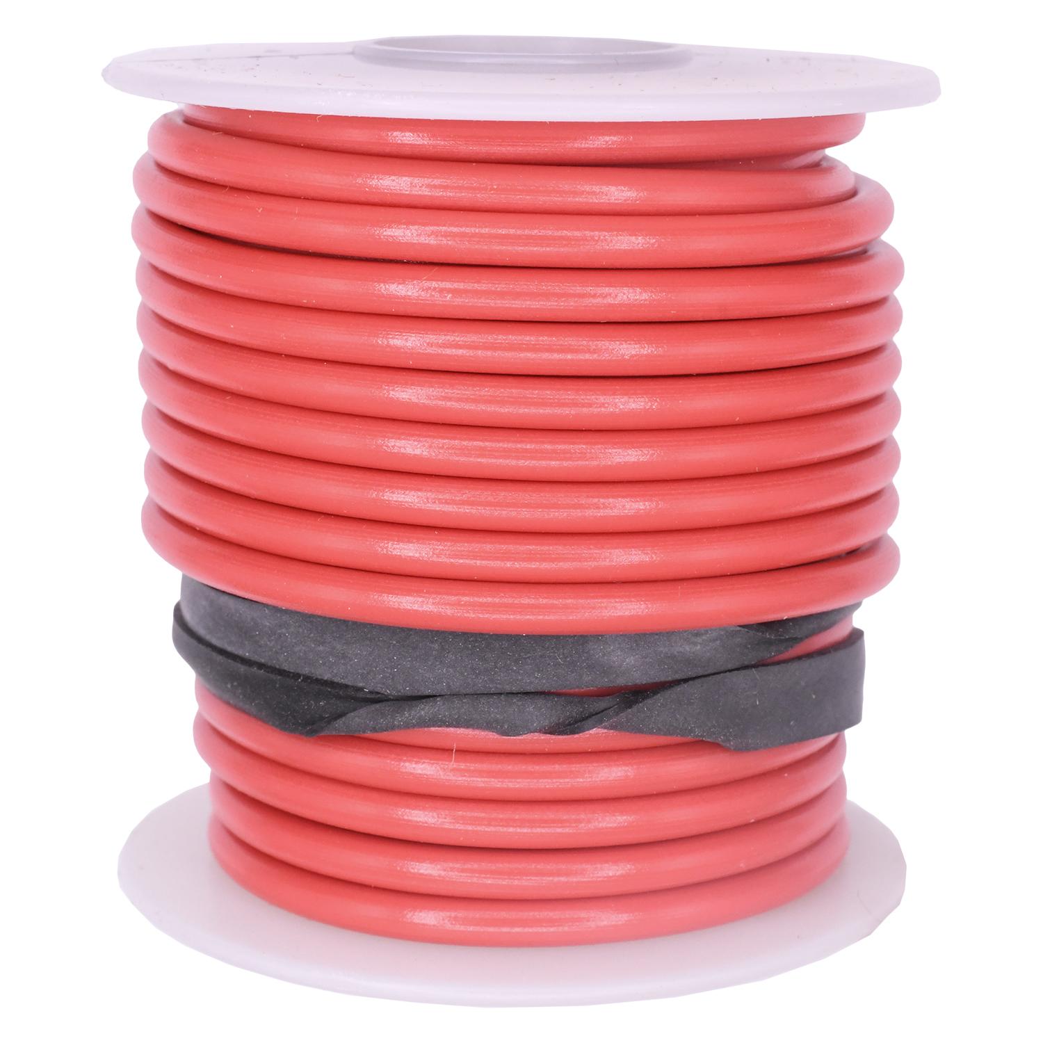 Auveco # 12419 Plastic Primary Wire Red 25 Feet 14 Gauge. Qty 1.