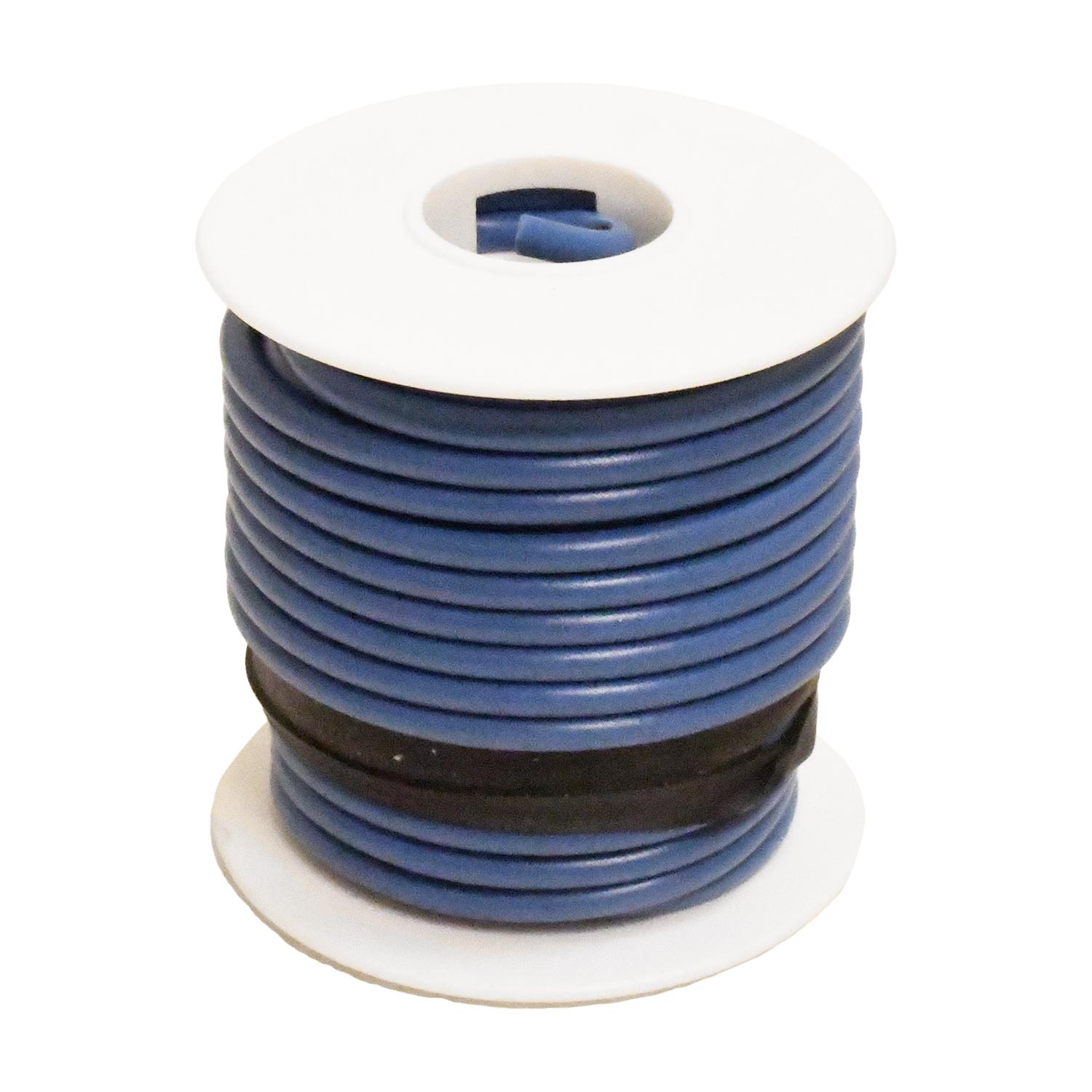 Auveco # 12422 Plastic Primary Wire Blue 25 Feet 14 Gauge. Qty 1.