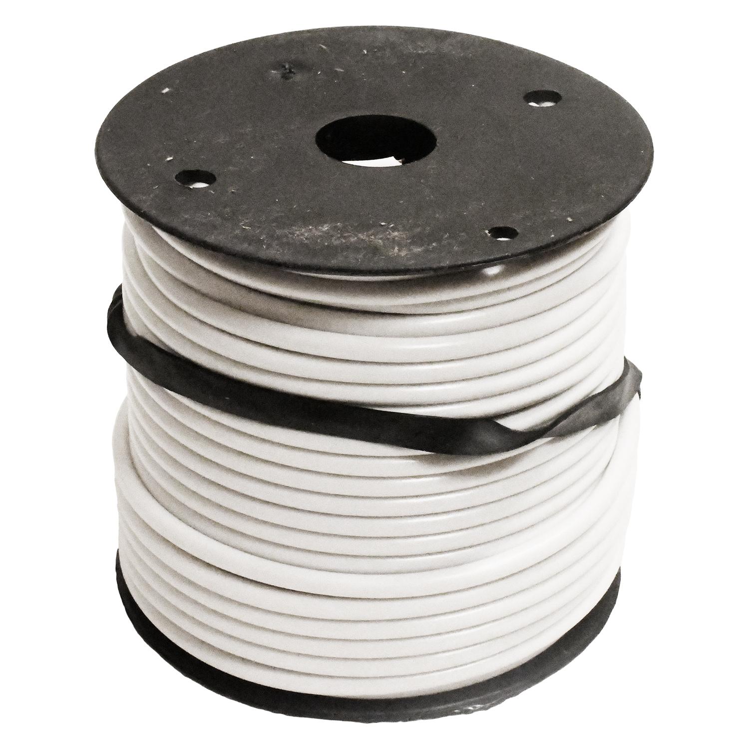 Auveco # 12442 Primary Wire 12 Gauge White 100 Feet. Qty 1.