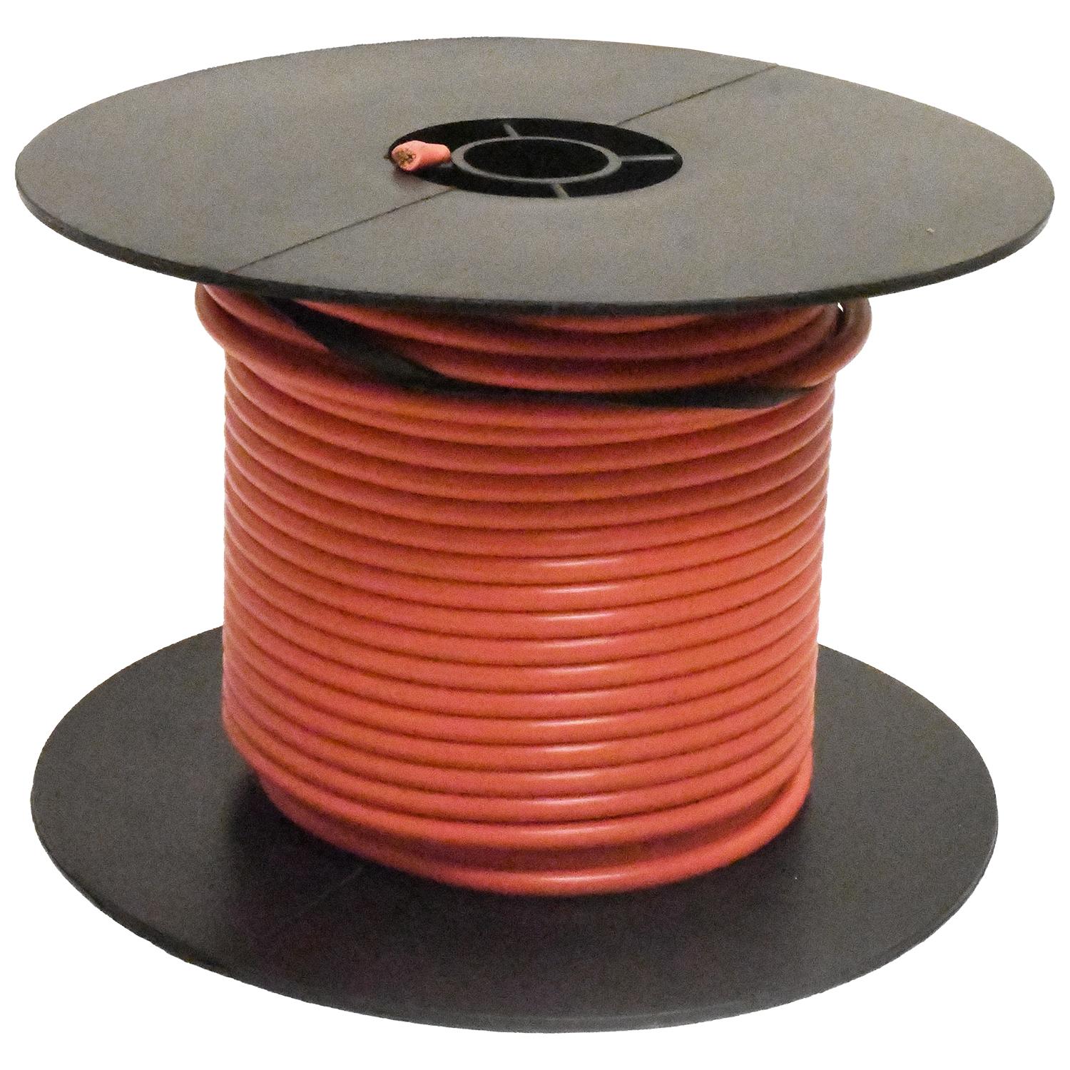 Auveco # 12445 Primary Wire 10 Gauge Red 100 Feet. Qty 1.