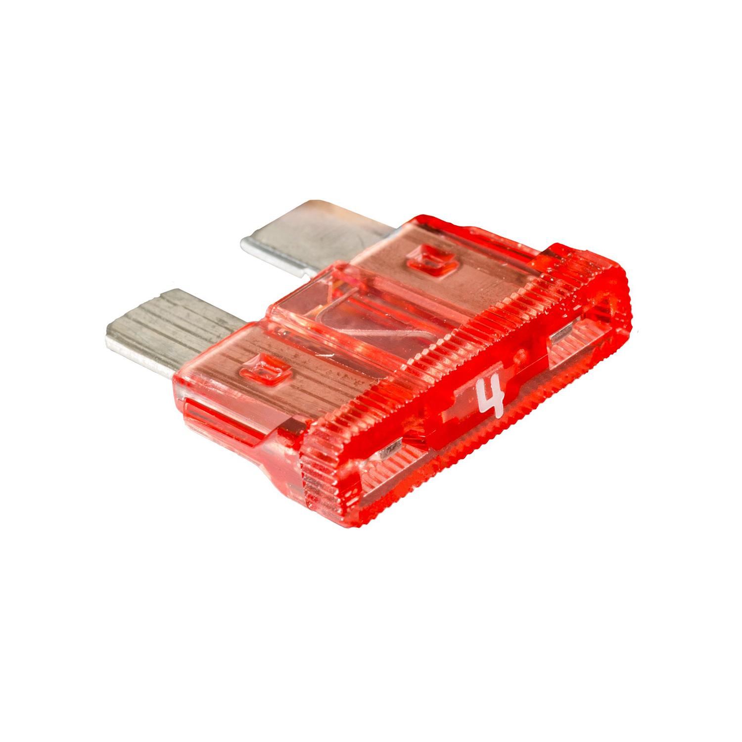 Auveco No. 12535 Atc Fuse 4 Amp Pink Bulk, Quantity - 5