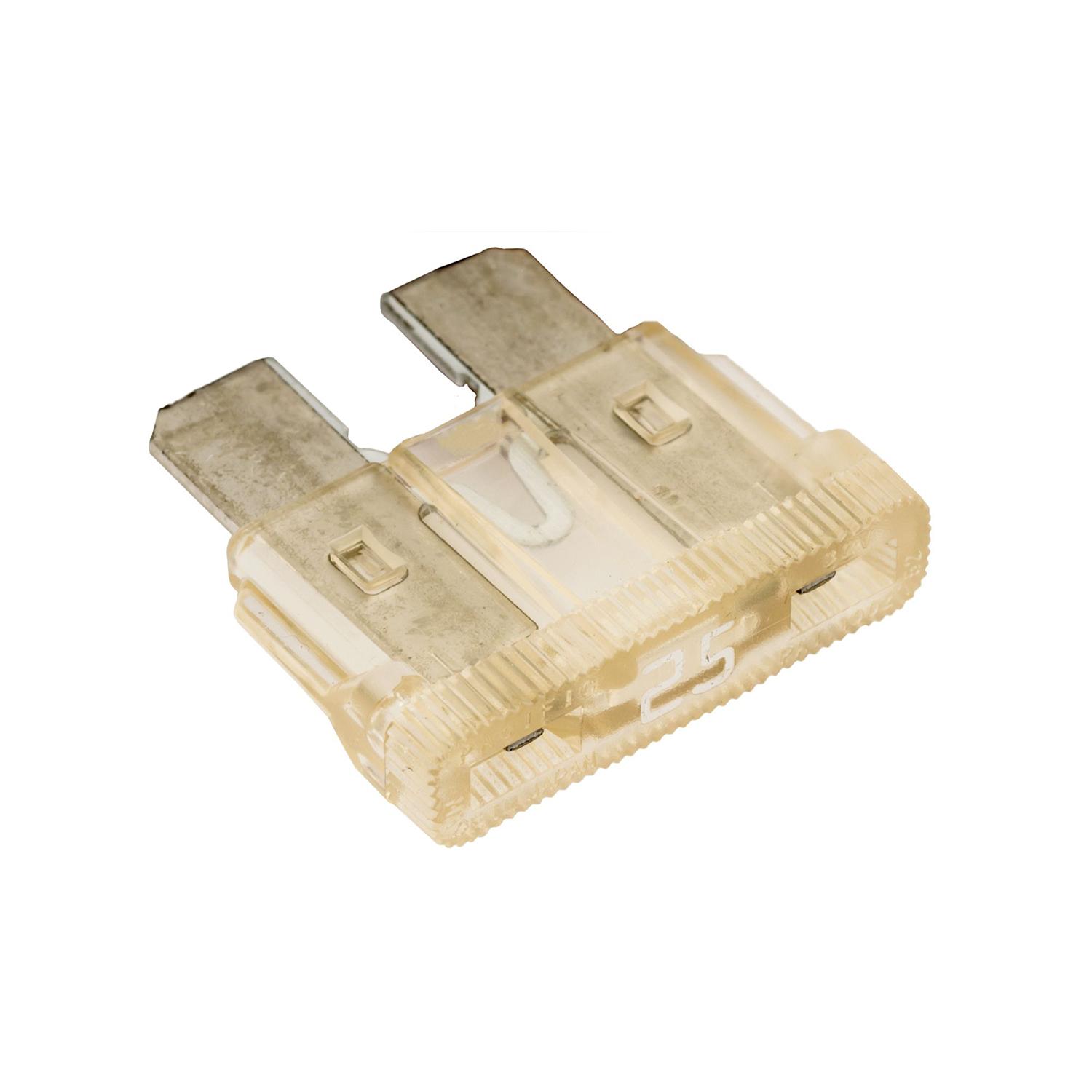 Auveco No. 12541 Atc Fuse 25 Amp White, Quantity - 5