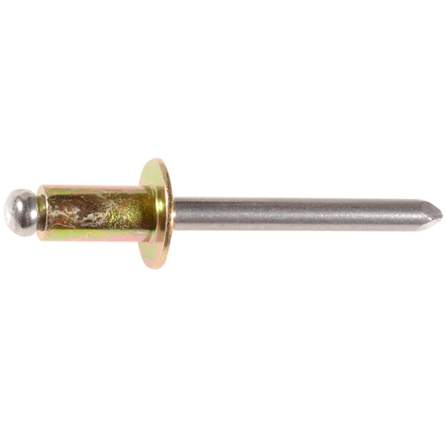 Auveco No. 12654 Special Rivet Ford 1/4" Diameter 1/2" Flange Diameter, Quantity - 25