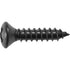 Auveco No. 12795 Phillips Oval Head Tapping Screw 6 X 1/2" Black Oxide, Quantity - 100