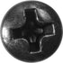 Auveco No. 12795 Phillips Oval Head Tapping Screw 6 X 1/2" Black Oxide, Quantity - 100
