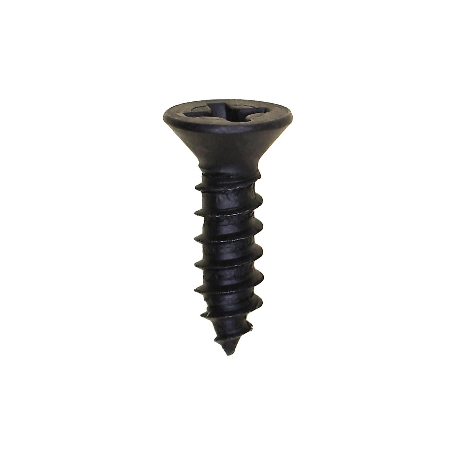Auveco No. 12801 Phillips Flat Head Tapping Screw 6 X 1/2" Black Oxide, Quantity - 100