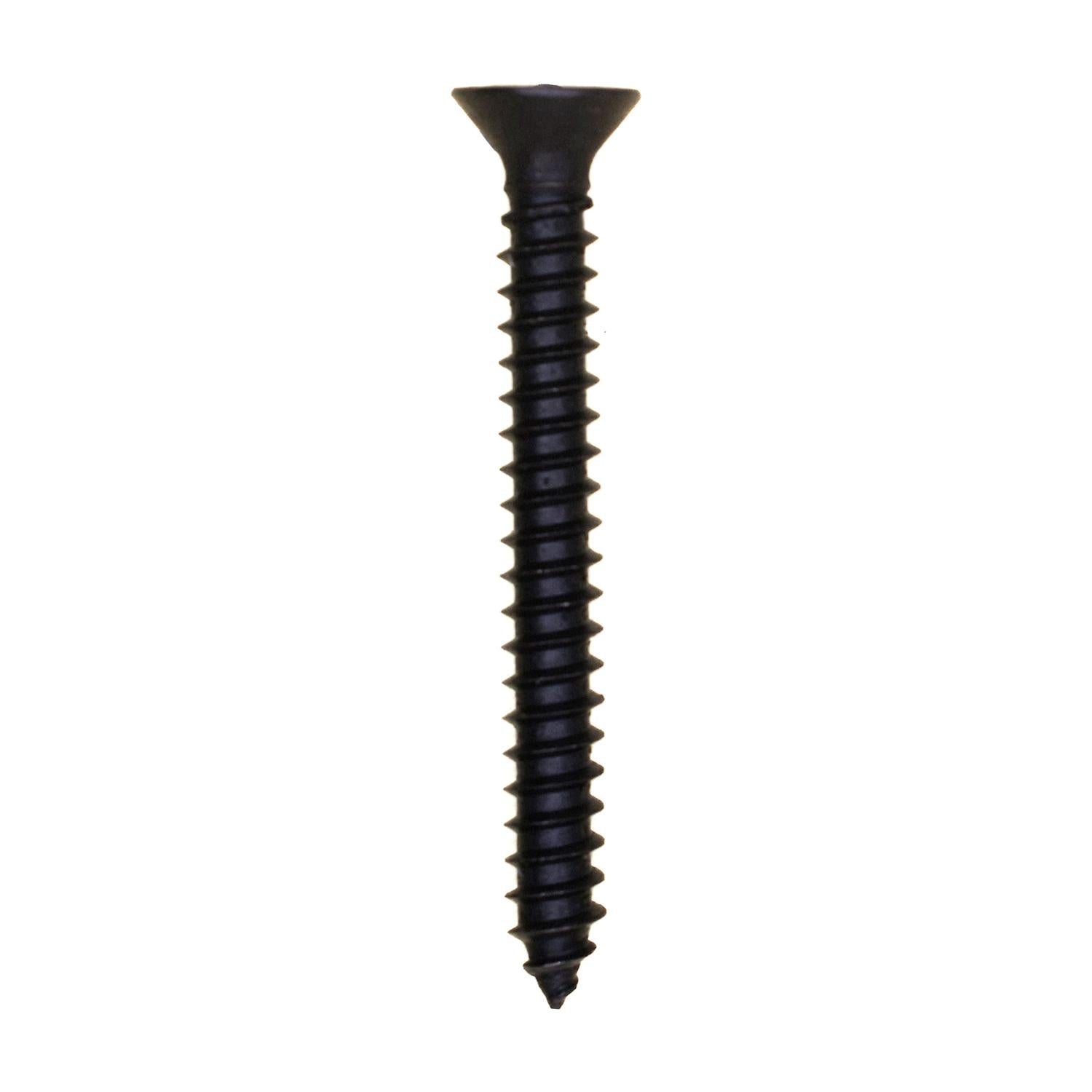Auveco No. 12806 Phillips Flat Head Tapping Screw 8 X 1-1/2" Black Oxide, Quantity - 50