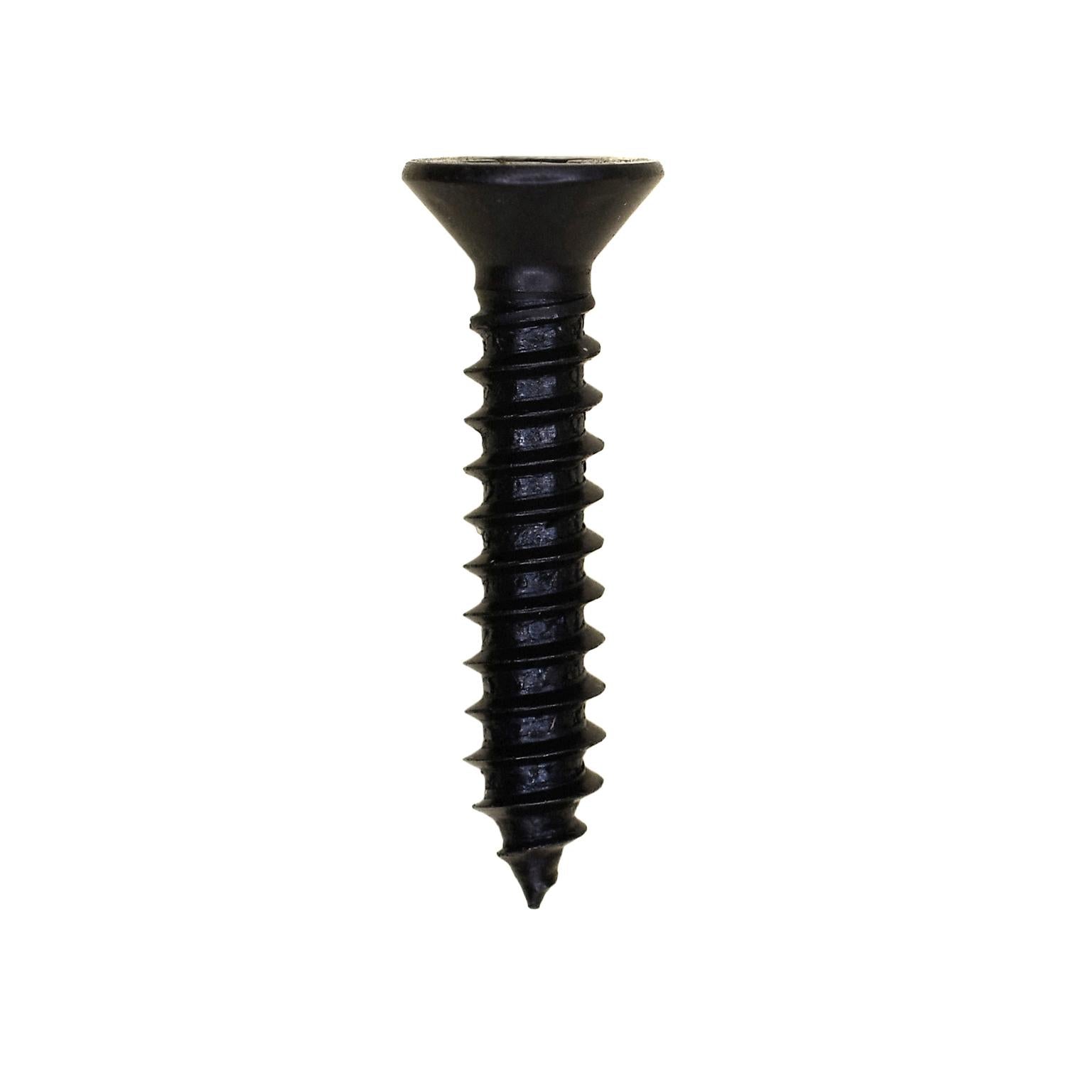 Auveco No. 12811 Phillips Flat Head Tapping Screw 10 X 1" Black Oxide, Quantity - 50