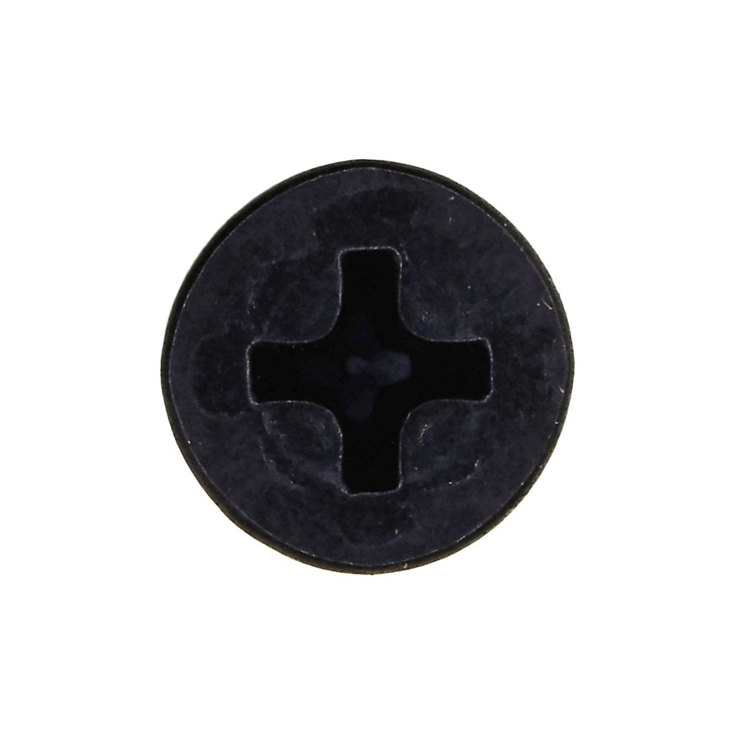 Auveco No. 12811 Phillips Flat Head Tapping Screw 10 X 1" Black Oxide, Quantity - 50