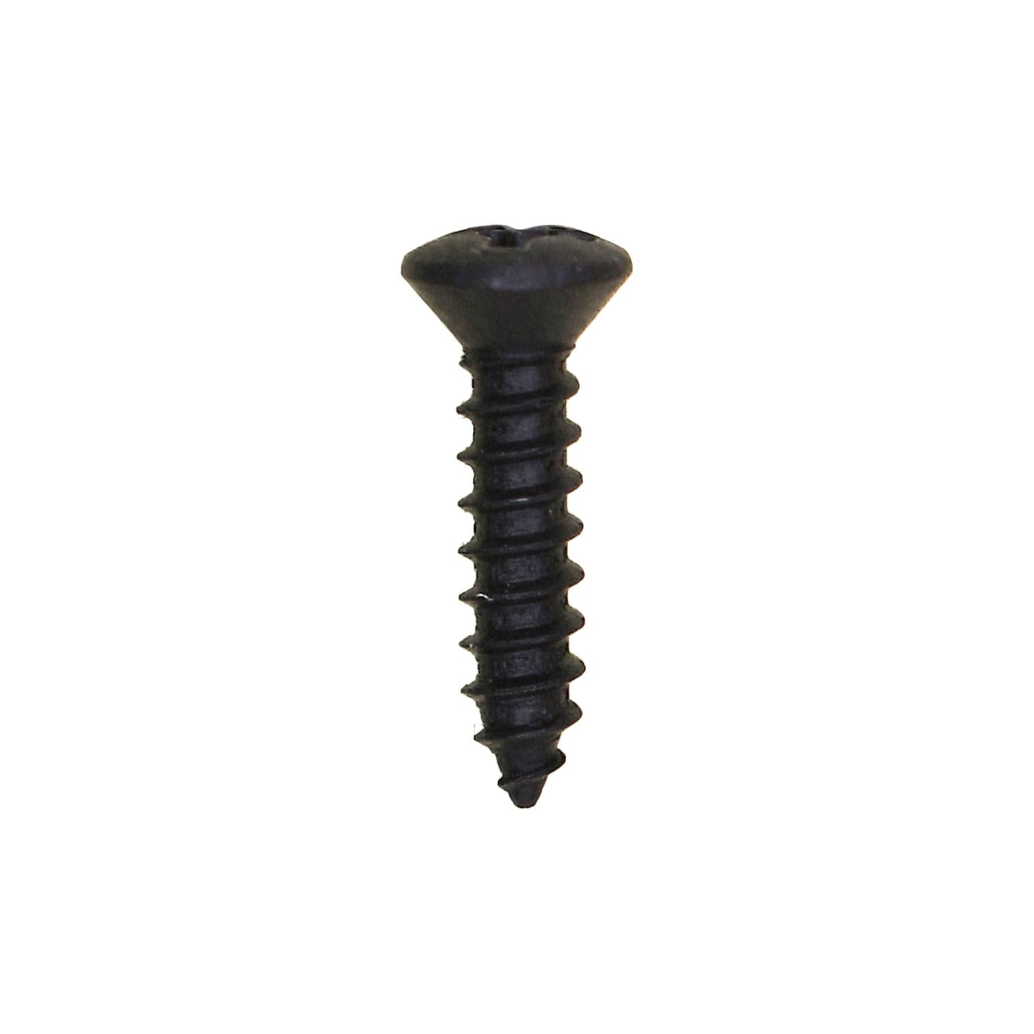 Auveco No. 12894 Phillips Oval Head Tapping Screw 4 X 1/2" Black Oxide, Quantity - 100