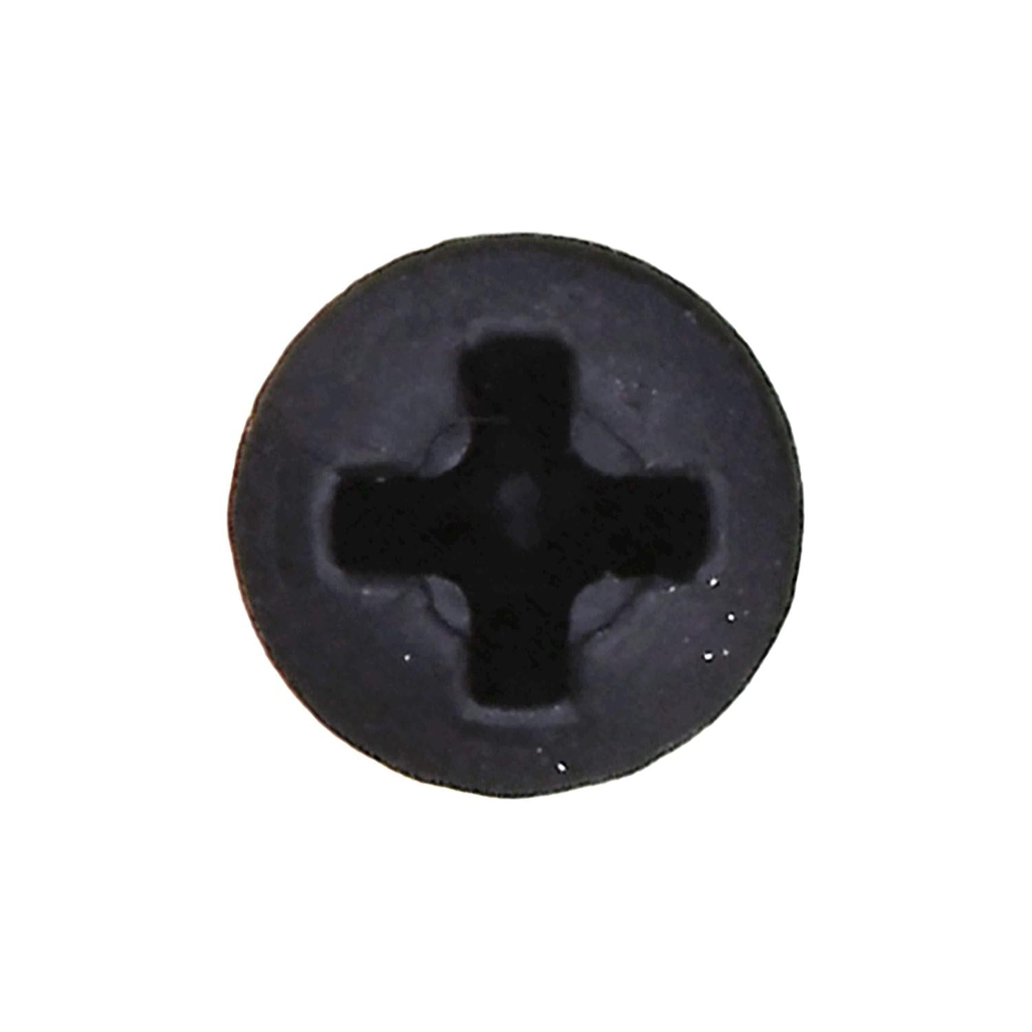 Auveco No. 12894 Phillips Oval Head Tapping Screw 4 X 1/2" Black Oxide, Quantity - 100