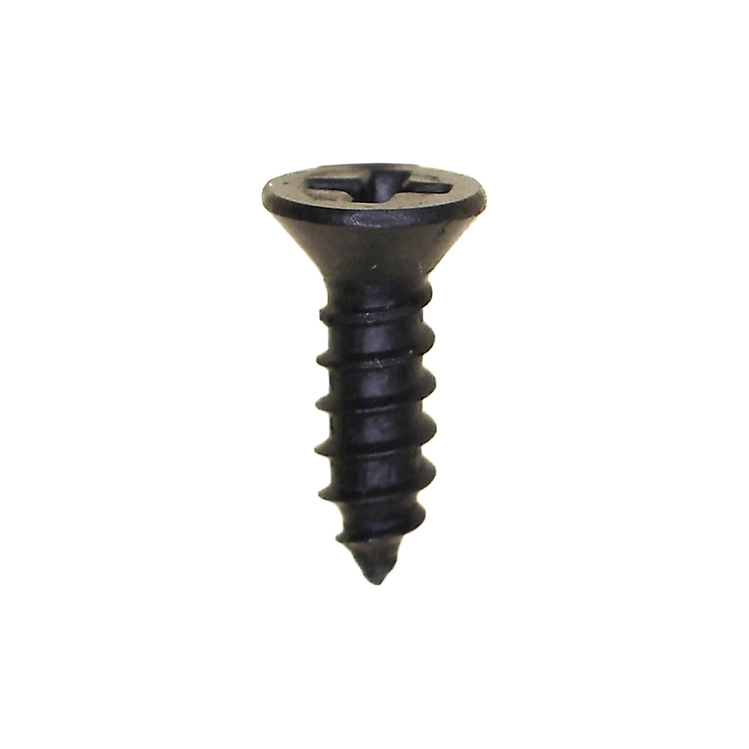 Auveco No. 12899 Phillips Flat Head Tapping Screw 4 X 3/8" Black Oxide, Quantity - 100