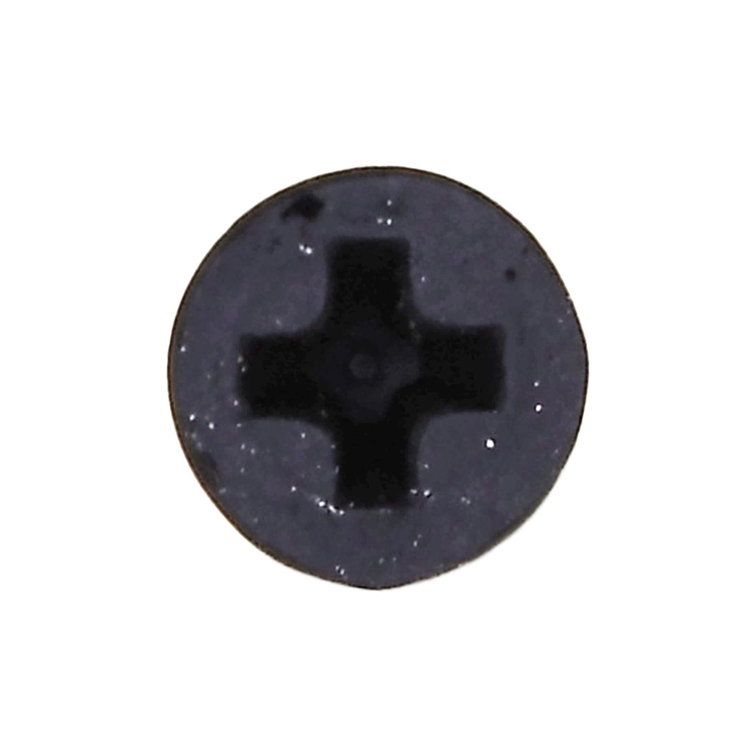 Auveco No. 12899 Phillips Flat Head Tapping Screw 4 X 3/8" Black Oxide, Quantity - 100