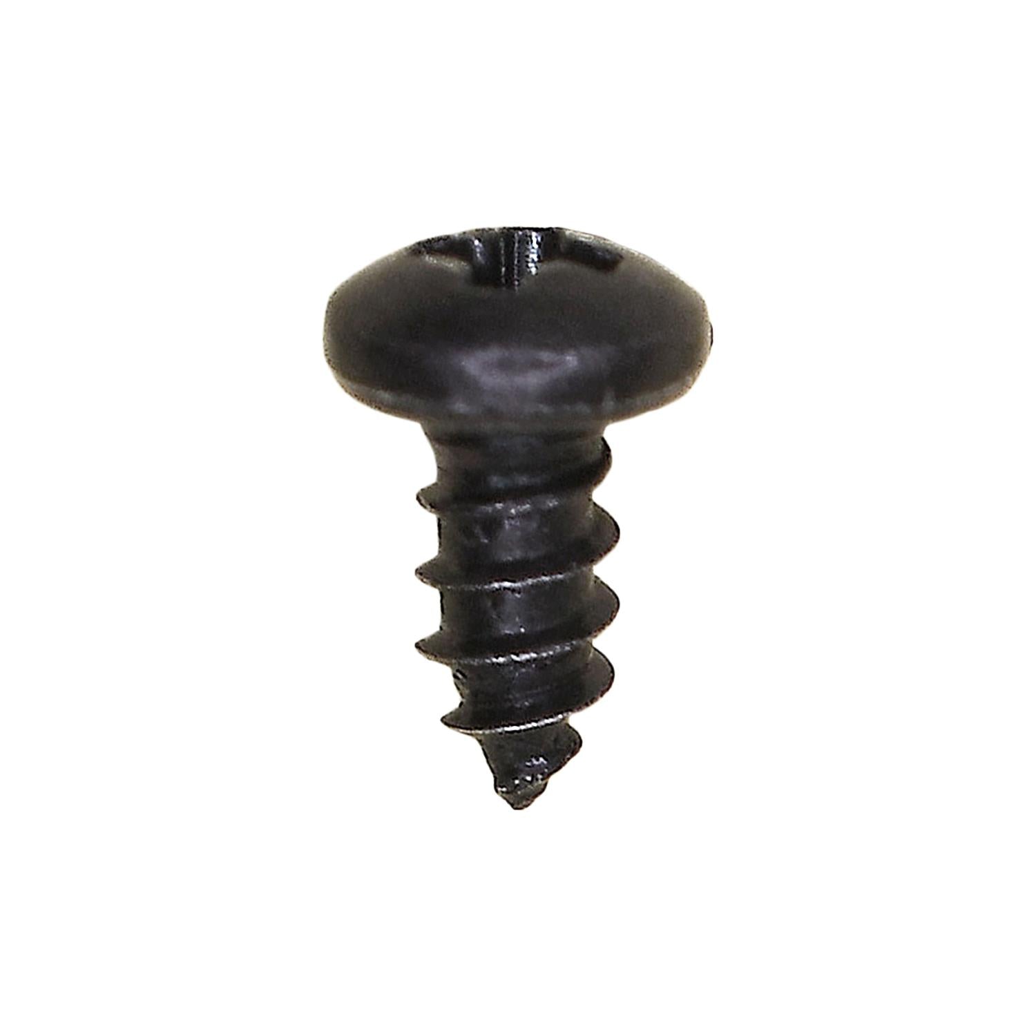 Auveco No. 12902 Phillips Pan Head Tapping Screw 4 X 1/4" Black Oxide, Quantity - 100