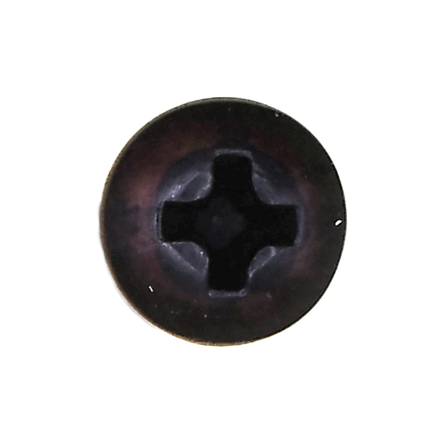 Auveco No. 12903 Phillips Pan Head Tapping Screw 4 X 3/8" Black Oxide, Quantity - 100